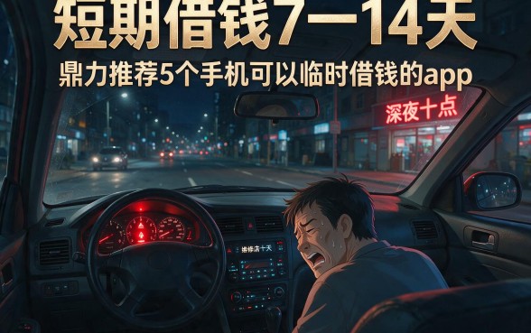 短期借钱7一14天,鼎力推荐5个手机可以临时借钱的app