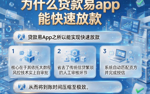 为什么贷款易app能快速放款,条列五个黑户成功获取大额贷款的平台