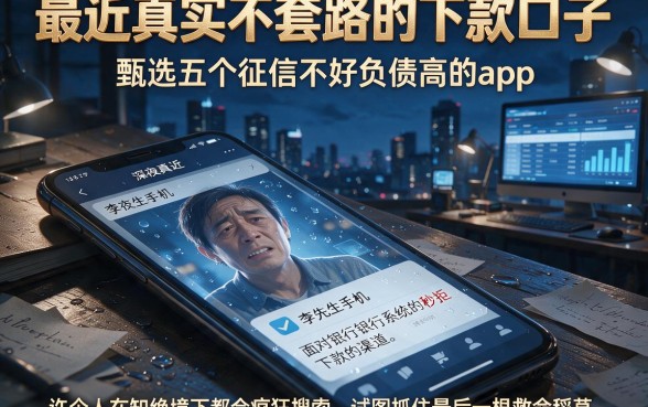 最近真实不套路的下款口子，甄选五个征信不好负债高的app