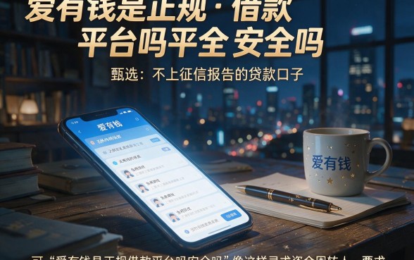 爱有钱是正规借款平台吗安全吗，甄选五个不上征信报告的贷款口子