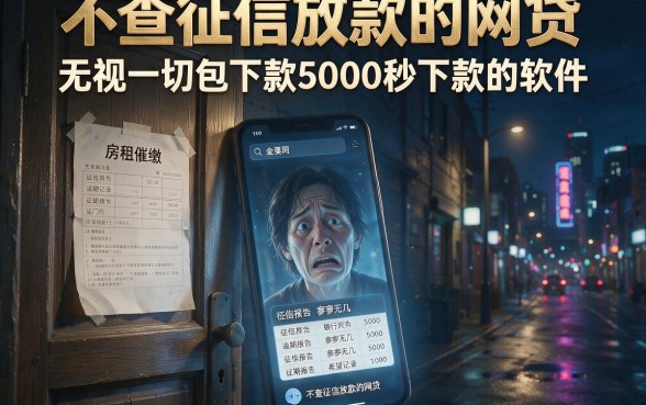 不查征信放款的网贷,概括5个无视一切包下款5000秒下款的软件