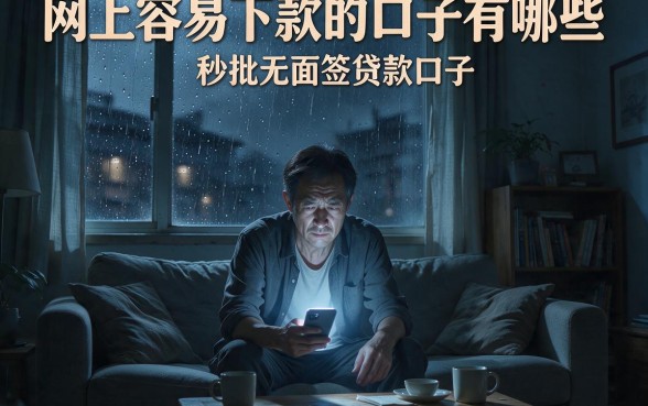 网上容易下款的口子有哪些,归纳五个秒批无面签贷款口子