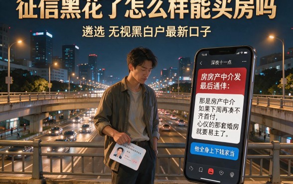 征信黑花了怎么样能买房吗,遴选5个无视黑白户最新口子