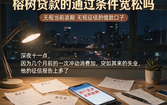 榕树贷款的通过条件宽松吗,胪列五个无视当前逾期无视征信的借款口子