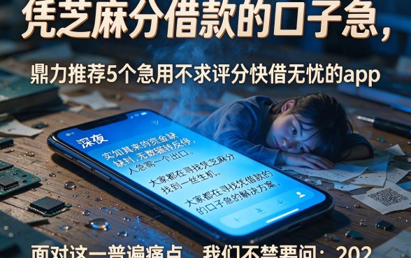凭芝麻分借款的口子急,鼎力推荐5个急用不求评分快借无忧的app