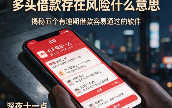 多头借款存在风险什么意思，揭秘五个有逾期借款容易通过的软件