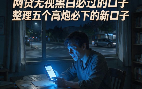 网贷无视黑白必过的口子,整理五个高炮必下的新口子