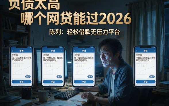负债太高哪个网贷能过2026,陈列五个轻松借款无压力平台