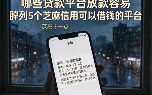 哪些贷款平台放款容易，胪列5个芝麻信用可以借钱的平台