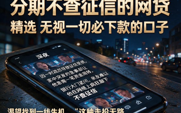 分期不查征信的网贷,精选五个无视一切必下款的口子