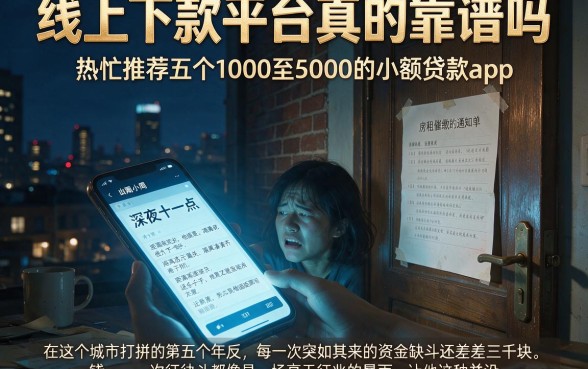 线上下款平台真的靠谱吗，热忱推荐五个1000至5000的小额贷款app