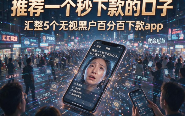 推荐一个秒下款的口子,汇整5个无视黑户百分百下款app