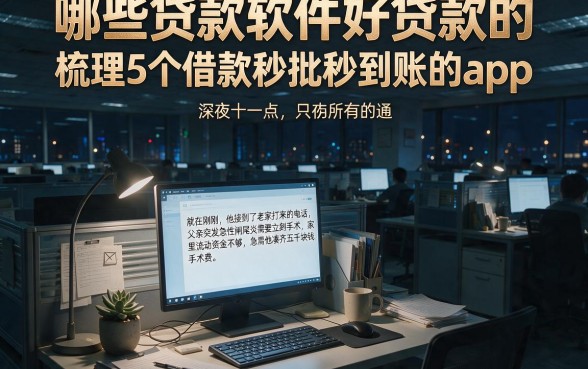 哪些贷款软件好贷款的，梳理5个借款秒批秒到账的app