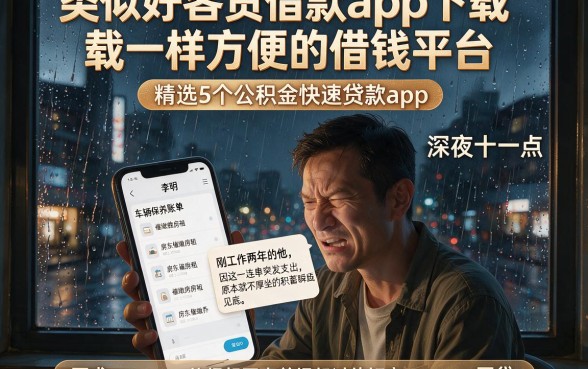 类似好客贷借款app下载一样方便的借钱平台,精选5个公积金快速贷款app