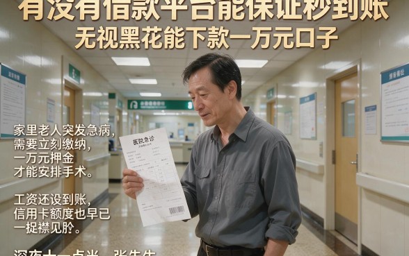 有没有借款平台能保证秒到账，筛选五个无视黑花能下款一万元口子