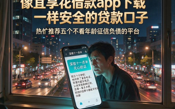 像宜享花借款app下载一样安全的贷款口子，热忱推荐五个不看年龄征信负债的平台