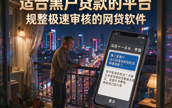 适合黑户贷款的平台,规整五个极速审核的网贷软件