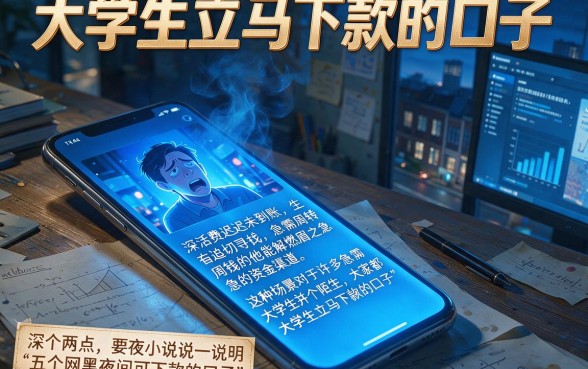 大学生立马下款的口子,详尽说明五个网黑夜间可下款的口子