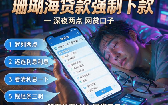 珊瑚海贷款强制下款，罗列五个能百分百通过的网贷口子