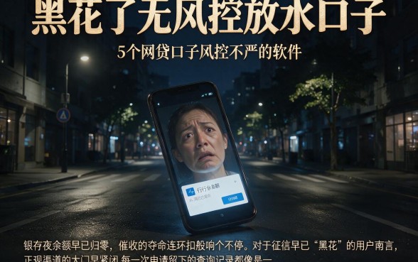 黑花了无风控放水口子，详尽说明5个网贷口子风控不严的软件