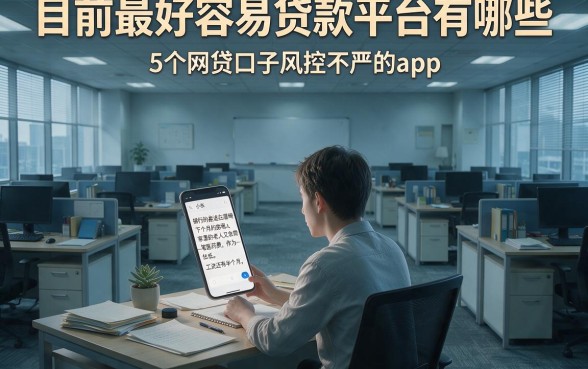 目前最好容易贷款平台有哪些,理出5个网贷口子风控不严的app