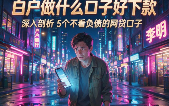 白户做什么口子好下款,深入剖析5个不看负债的网贷口子