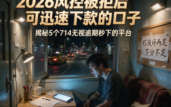 2026风控被拒后可迅速下款的口子，揭秘5个714无视逾期秒下的平台