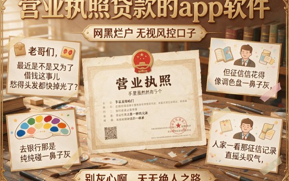 营业执照贷款的app软件,细致阐述五个网黑烂户无视风控口子