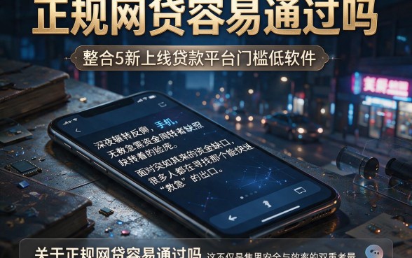 正规网贷容易通过吗,整合5个新上线贷款平台门槛低软件