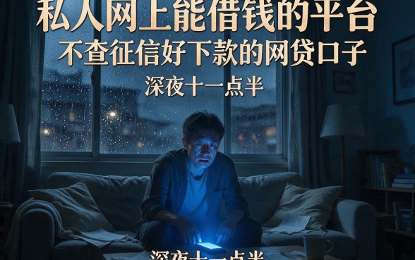 私人网上能借钱的平台,整理五个不查征信好下款的网贷口子