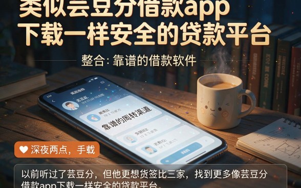 类似芸豆分借款app下载一样安全的贷款平台，整合五个靠谱的借款软件