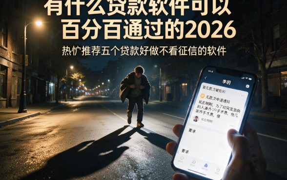 有什么贷款软件可以百分百通过的2026,热忱推荐五个贷款好做不看征信的软件