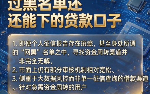 过黑名单还能下的贷款口子,细致阐述五个手机可以临时借钱的口子