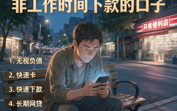 非工作时间下款的口子,罗列五个无视负债快速下款长期网贷的口子
