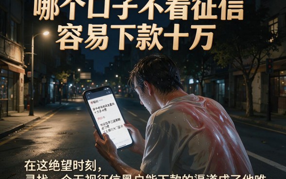 哪个口子不看征信容易下款十万,概括5个不看欠款的贷款平台