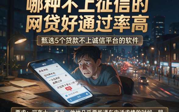 哪种不上征信的网贷好通过率高,甄选5个贷款不上诚信平台的软件