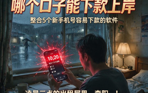 哪个口子能下款上岸,整合5个新手机号容易下款的软件