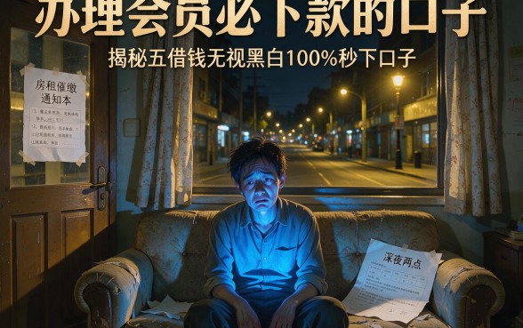办理会员必下款的口子，揭秘五个借钱无视黑白100%秒下口子