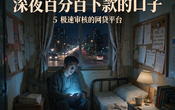 深夜百分百下款的口子，归纳5个极速审核的网贷平台