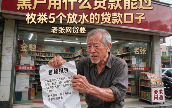 黑户用什么贷款能过，枚举5个放水的贷款口子