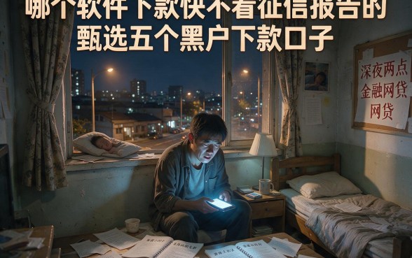 哪个软件下款快不看征信报告的,甄选五个黑户下款口子