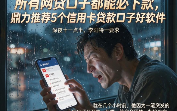 所有网贷口子都能必下款,鼎力推荐5个信用卡贷款口子好软件