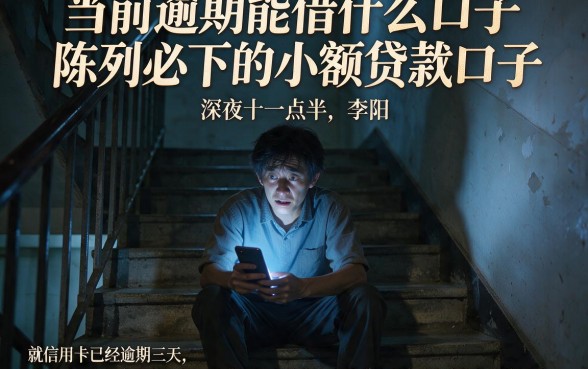 当前逾期能借什么口子,陈列五个必下的小额贷款口子