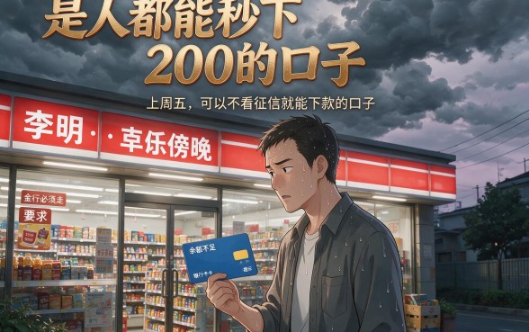 是人都能秒下200的口子,详尽说明五个可以不看征信就能下款的口子