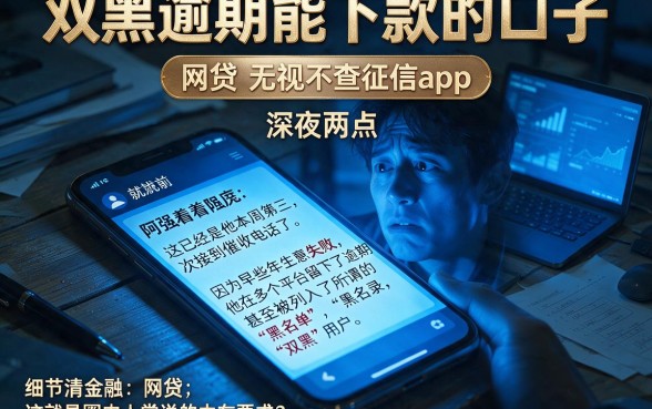 双黑逾期能下款的口子，概括5个网贷无视不查征信app