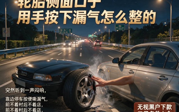 轮胎侧面口子用手按下漏气怎么整的,详尽说明5个无视黑户下款口子名单大全