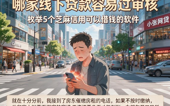 哪家线下贷款容易过审核,枚举5个芝麻信用可以借钱的软件