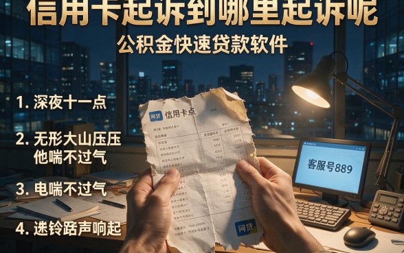 信用卡起诉到哪里起诉呢，条列五个公积金快速贷款软件