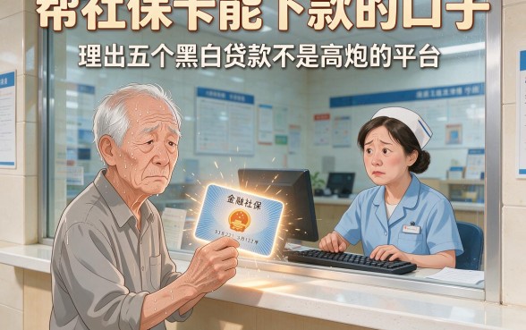 帮社保卡能下款的口子,理出五个黑白贷款不是高炮的平台