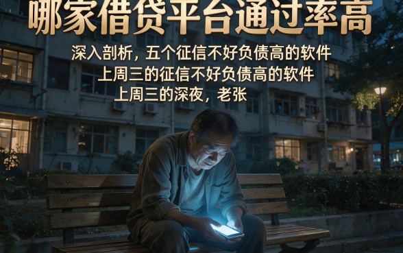 哪家借贷平台通过率高,深入剖析五个征信不好负债高的软件